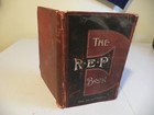 The R e p  Book  rubbing Eases Pain  Ellimans Embrocation Old Antique Medical