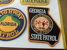 State Law Enforcement Patches All Different 5 Piece Set  All New full Size