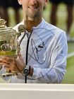 Novak Djokovic Signed 8x10 Photo Wimbledon Champion Auto Jsa Coa