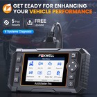 Foxwell Nt614 Elite Car Obd2 Scanner Code Reader Automotive Abs Srs Tcm Ecm Scan