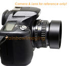49mm Metal Screw-in Hood Shade For Standard Lens With 58mm Lense Cap 