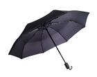 Automatic Umbrella Anti-uv Sun rain Windproof 3 Folding Compact Black Umbrella