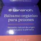 Lansinoh Organic Nipple Balm 2 Oz 56g Usda Organic Non-gmo Soothing Cream New