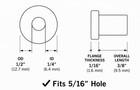 5 16  Rubber Step Bushings 1 4  Id X 1 2  Od Panel Wire Cable Protection