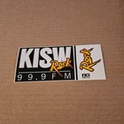 1993 Kisw Rock 99 9 Fm Seattle Sticker Set Decal Vintage   And Roll Radio Nos  6