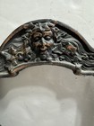 Large Heavy Ornate Art Nouveau Antique Style Frame Woman W  Flower Detailed