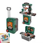 3-in-1 Kids Deluxe Tool Set With Suitcase   Portable Workbench Playset W  Tool
