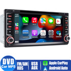 For Toyota Car Stereo Carplay Gps Bluetooth Radio Double 2 Din 7  Cd Dvd Player