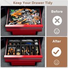 A-lugei 5 Size Tool Box Organizer Tray Divider Set Drawer Storage Bins