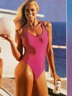 Vintage Miller Lite Beer Poster Beach Volleyball Sexy Blonde Beer Babe Nos