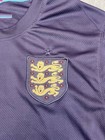 Nike England National Team Soccer Jersey Dri-fit Purple Size Xl