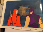 Gi Joe Animation Cel Background Production Art 1980 s Slice Dice Ht