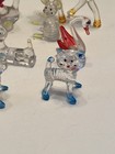 Lot Of 11 Vintage Lucite Animals Snoopy Dog Cat Swan Reindeer  Mouse Great Shape