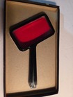 Vintage Bausch   Lomb Reading Glass Handheld Magnifying Glass Blk silver W  Box