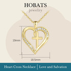 Cross Necklace For Women 14k Gold Cross Necklaces For Women Gold Heart