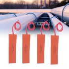 4 Pcs Silicone Rubber Heating Pad Flexible Silicone Heater Mat Rubber Heating