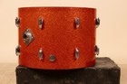 1960s Gretsch 14x20 Tangerine Sparkle Bass Drum Shell