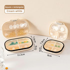 Mini Pill Organizer Container Travel Pill Box Daily Pill Case Medicine Holder