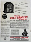 1932 Pilot Dragon Radio 4 Band Set Advertisement Lawrence Massachusetts Dwp9a