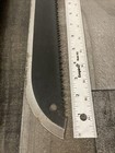 Large Machete Knife Saw Back Blade With Belt Sheath 17    Blade Survival Tool Raw 