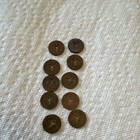 New York City Transit Authority Transit Tokens Copper Lot Of 10