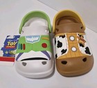 Toddler Boys Clogs Shoes Disney Toy Story Woody Buzz Lightyear Slip On Size 9 10