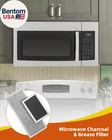 Microwave Grease   Charcoal Filter Set Fit For Ge Jvm6175sf1ss  Jvm6175sk1ss  Jv