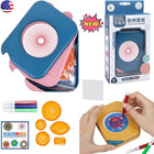 Spirograph Deluxe Tin Set Draw Spiral Designs Interlocking Toys Gears Wheels 9x