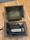 Edison Standard Cylinder Phonograph Oak Case For Parts Or Repair As Found