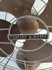 Vintage Robbins   Myers Oscillating Fan 3 Speed Works  Noisy May Need Bearings