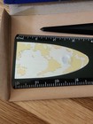 Vintage Brown And Bigelow Deluxe World Ruler And Letter Opener Set St  Paul Mn