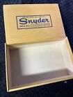 Vintage Snyder Rexall Drug Stores Advertising  School Box Pencil Box