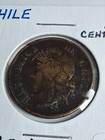 1880 Chile 2 Centavos Very Low Mintage 278k