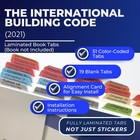 Book Tabs For The International Building Code 2021  Laminated  Color-coded  And