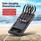 900000mah Super Solar Power Bank 4 Usb Backup External Battery For Mobile Phone