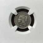 Proof 1880 Three 3 Cent Nickel Piece Ngc  Pf62 Cac