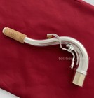 Quality Shiny Silver Neck For C Melody Saxophone Curved Necks Size 24 00 Mm
