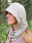 Emf Protection Hood Radiation Shielding Hood Pure Linen   Silver High Quality