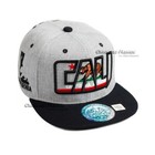 Snapback Baseball Cap Cali California Republic Bear Flat Bill Adjustable Men Hat