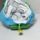 Vintage Ganz Webkinz Pet Travel Carrier Backpack Blue Corduroy Bag No Plush