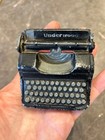 Rare Vintage Underwood Typewriter Metal Advertising Coin Bank