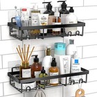 5-pack Bathroom Shower Caddy Shelf Organizer Rack Storage Holders Wall Mounted