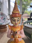Burmese Zodiac Wood Carving For People Born On A Thursday  rat mouse 