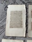 Lot Of 6 Printed British Theatre drama Ads 18th Century Cibber Clive Wilkinson