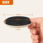 10pcs Furniture Sliders  3 1 2  Sliders For 10pcs 3 1 2   Beige