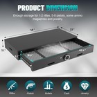7 1 h Under Bed Gun Storage Safe Drawer For Rifles And Pistols Quick Access