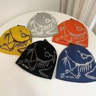New Arcteryx Bird Head Black Toque Beanie Orca Black Merino Wool Hat For Winter