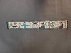 Rare 19th C Native American  tote  Society Beaded Collar - Totem Of The Eagle