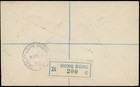 1937  Hong Kong King George Vi Coronation Cplt Set On Reg  Cover To Australia