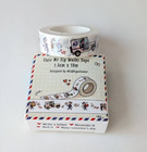 New  Retro Post Office And Mailman Postman Decorative Washi Tape